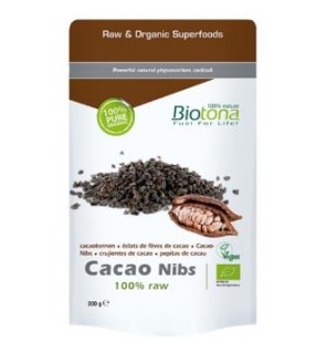 Cacao Nibs/Trocitos De Ccao Superfood Bio 200 Gramos Biotona