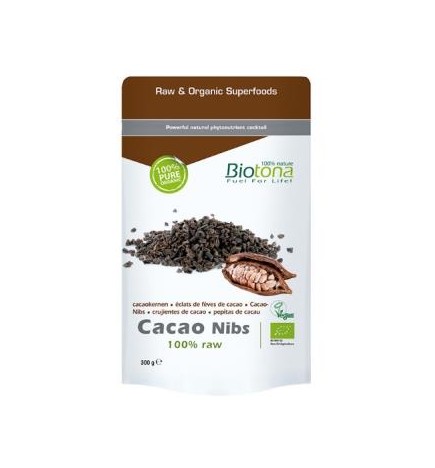 Cacao Nibs/Trocitos De Ccao Superfood Bio 200 Gramos Biotona