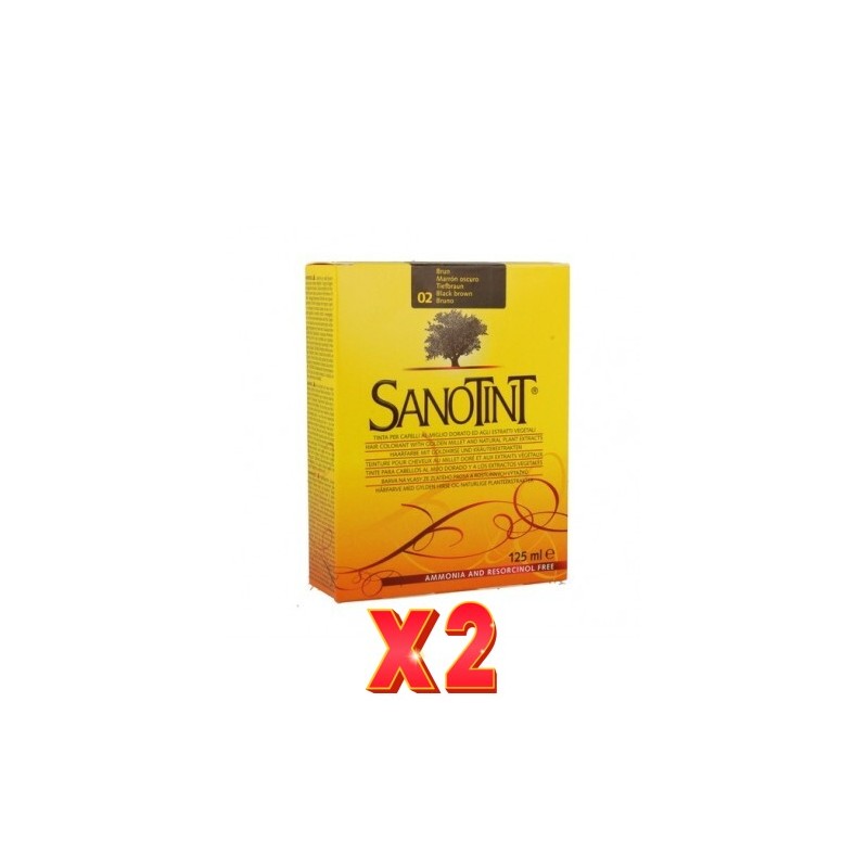 Pack de 2 unidades SANOTINT Classic 02 Marrón