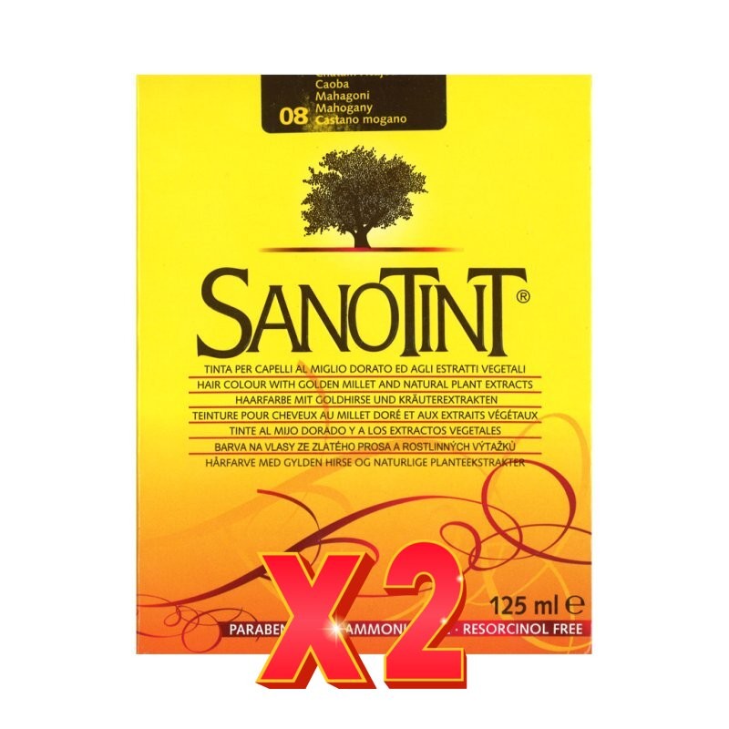 Pack de 2 unidades SANOTINT Classic 08 Caoba