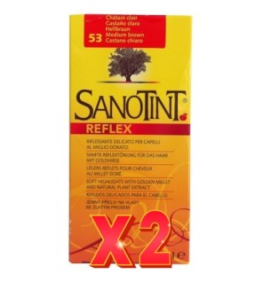 Pack de 2 unidades SANOTINT Reflex 52 Castaño oscuro