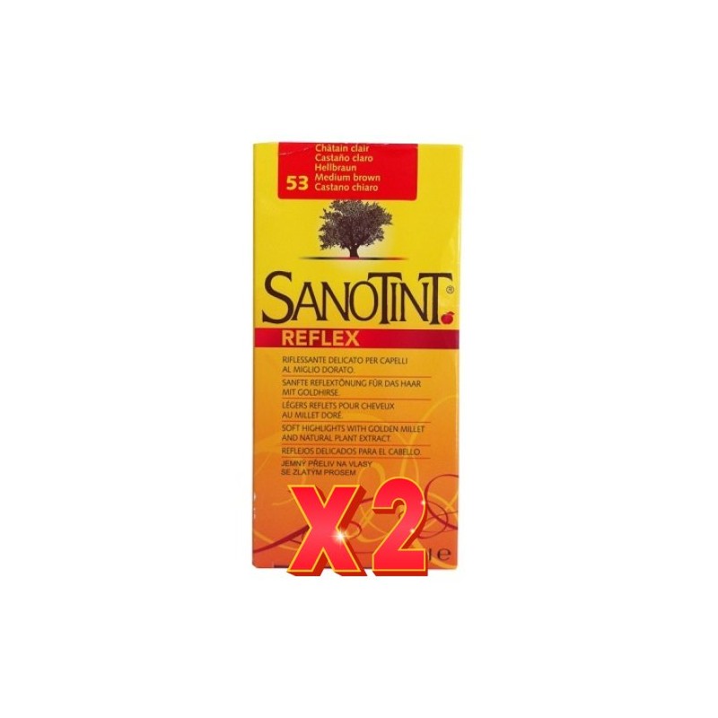 Pack de 2 unidades SANOTINT Reflex 52 Castaño oscuro Pack de 2 unidades SANOTINT Reflex 52 Castaño oscuro