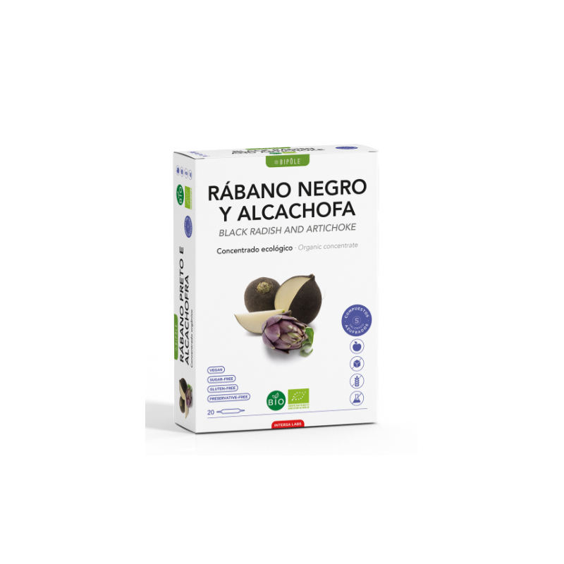 Rabano Negro Y Alcachofa 20 Amp Bio Intersa
