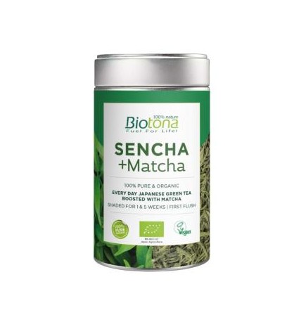 Sencha+Matcha Te Verde 70 Gramos Bio Vegan Biotona