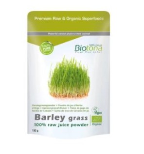 Barley grass/hierba de cebada superfood bio 150g Biotona