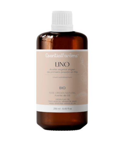 Aceite Vegetal Lino Bio 250 Ml Esential Aroms