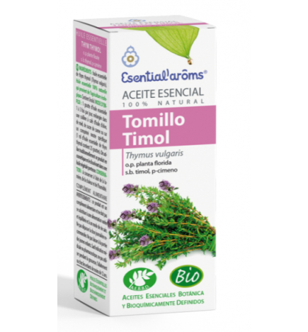 Aceite Esencial Tomillo Timol Bio 10 Ml  Esential Aroms