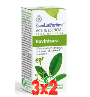Pack 3x2 unidades Aceite Esencial Ravintsara 5 Ml  Esential Aroms