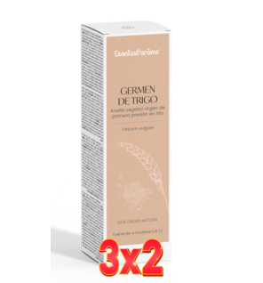 Pack 3x2 unidades Aceite Vegetal Germen De Trigo 100 Ml Esential Aroms
