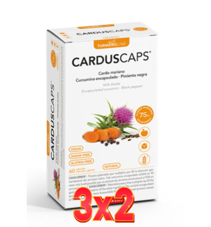Pack 3x2 unidades Cardus Caps - 60 Capsulas Intersa