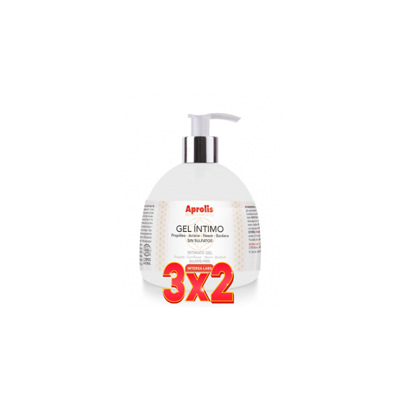 Pack 3x2 unidades Gel Intimo Al Propoleo 225 Ml Cosmos Intersa