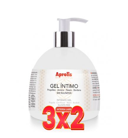 Pack 3x2 unidades Gel Intimo Al Propoleo 225 Ml Cosmos Intersa