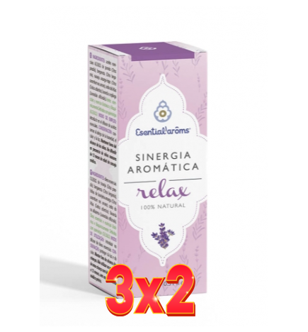 Pack 3x2 unidades Sinergia Aromatica Relax 100 Ml Esential Aroms