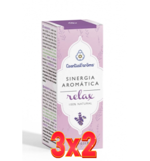 Pack 3x2 unidades Sinergia Aromatica Relax 15 Ml Esential Aroms