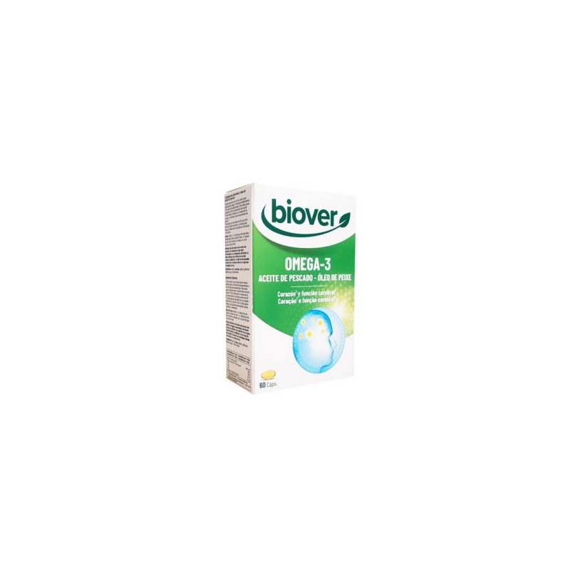 Omega3 aceite de pescado 60 capsulas Biover Omega3 aceite de pescado 60 capsulas Biover