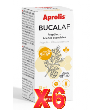 Pack 6 unidades Aprolis Bucal-Af 15 Ml Intersa