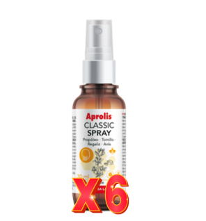 Pack 6 unidades Aprolis Classic Spray Bucal 30 Ml Intersa