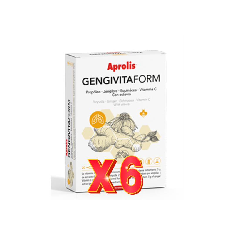 Pack 6 unidades Aprolis Gengivitaform 20 Viales Intersa Pack 6 unidades Aprolis Gengivitaform 20 Viales Intersa