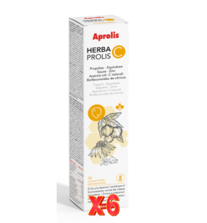 Pack 6 unidades Aprolis Herbaprolis-C 20 Comprimidos Intersa