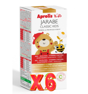 Pack 6 unidades Aprolis Kids Muc Propol 180Ml Intersa