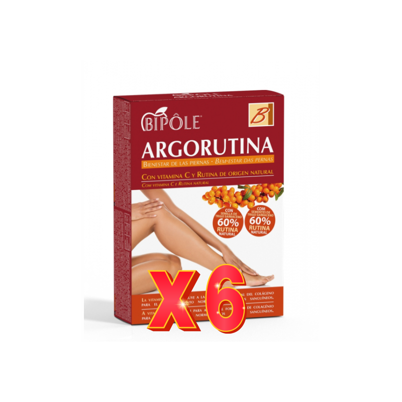 Pack 6 unidades Argorutina 20 Ampollas Intersa