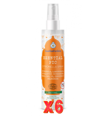 Pack 6 unidades Esential Pic Citronella Spray 100 Ml Esential Aroms