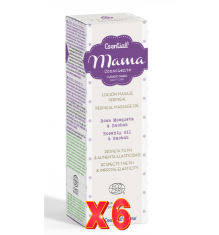 Pack 6 unidades Masaje Perineal Mama 50 Ml Esential Aroms