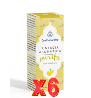 Pack 6 unidades Sinergia Aromatica Purify 100 Ml Esential Aroms