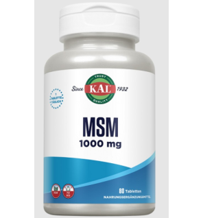 Msm 1000 Mg. 80 Comprimidos Solaray