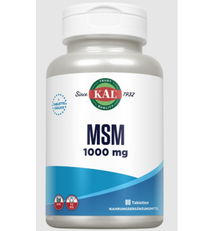 Msm 1000 Mg. 80 Comprimidos Solaray