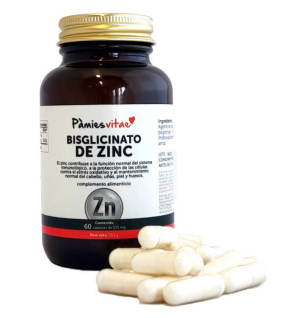 Zinc Bisglicinato (60 cápsulas) de Pamies Vitae