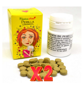 Pack de 2 unidades Comprimidos de hoja de Perilla (100 und.) de Pamies Vitae