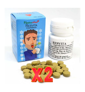 Pack de 2 unidades  Comprimidos RESVITA (100 und) de Pamies Vitae