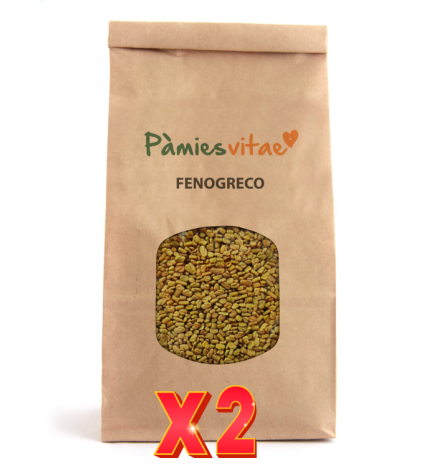 Pack de 2 unidades FENOGRECO - Trigonela foenum-graecum (500g) de Pamies Vitae