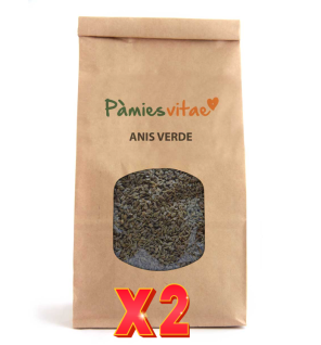 Pack de 2 unidades ANIS VERDE - Pimpinella anisum (500 g) de Pamies Vitae