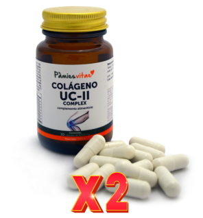 Pack de 2 unidades Colágeno UC-II Complex PV (30 cápsulas) de Pamies Vitae
