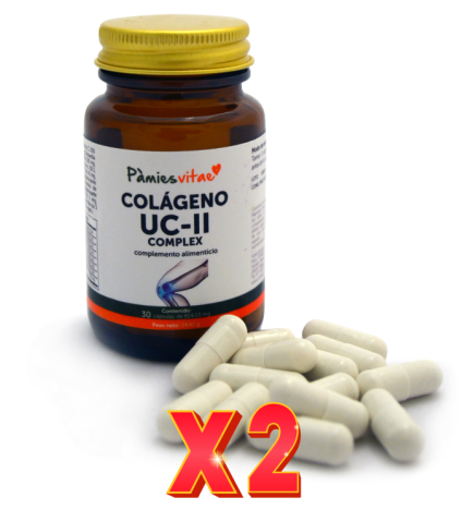 Pack de 2 unidades Colágeno UC-II Complex PV (30 cápsulas) de Pamies Vitae