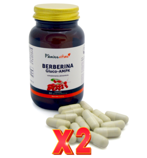 Pack de 2 unidades Berberina Gluco-AMPK PV (60 cápsulas) de Pamies Vitae