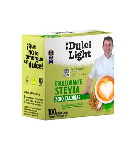 Stevia Zero 100  Sobres Dulcilight