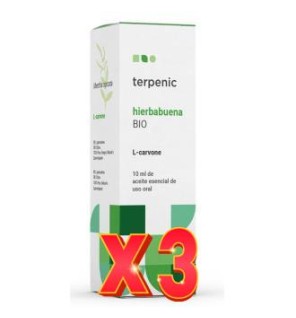 Pack de 3 uds Hierbabuena Ae, Bio, 10Ml Terpenic