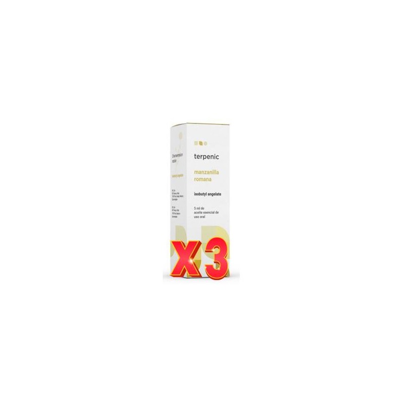 Pack de 3 uds Manzanilla Romana Ae, 5Ml Terpenic Pack de 3 uds Manzanilla Romana Ae, 5Ml Terpenic