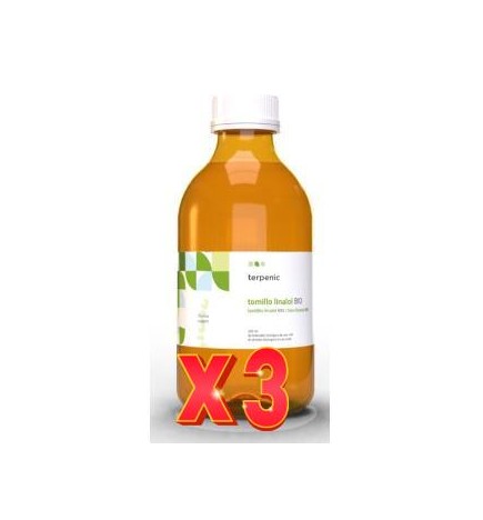 Pack de 3 uds Tomillo Linalol Hidrolato, Bio, 250Ml Terpenic