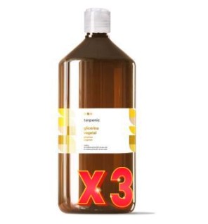 Pack de 3 uds Glicerina Grado Farma, 1000Gr Terpenic