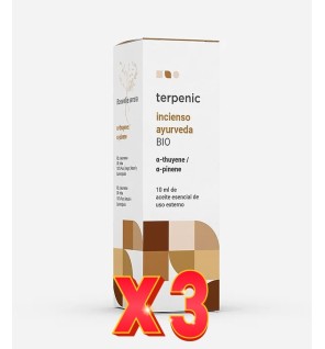 Pack de 3 uds Incienso Ayurveda Ae, Bio, 100Ml Terpenic