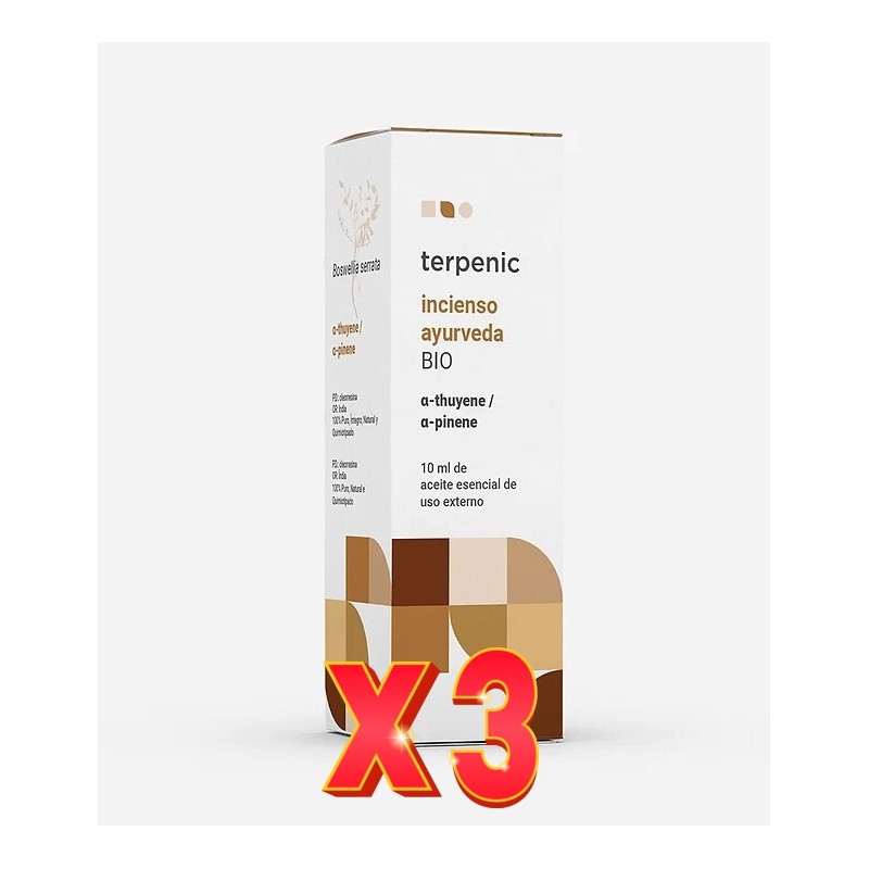 Pack de 3 uds Incienso Ayurveda Ae, Bio, 100Ml Terpenic