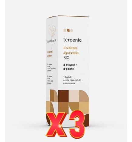 Pack de 3 uds Incienso Ayurveda Ae, Bio, 100Ml Terpenic