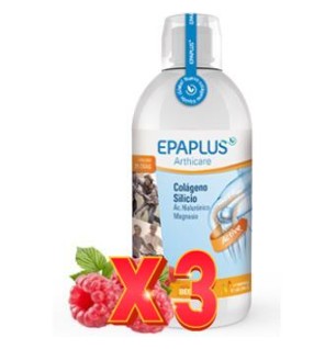 Pack de 3 uds Epaplus Arthicare Colag Liq Framb 25D - Colageno Silicio Epaplus