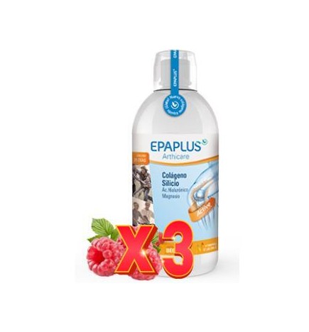 Pack de 3 uds Epaplus Arthicare Colag Liq Framb 25D - Colageno Silicio Epaplus