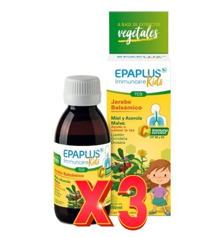Pack de 3 uds Epaplus Immun Jarabe Balsam Kids 150Ml Epaplus