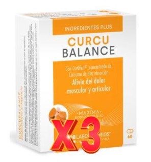 Pack de 3 uds Curcu Balance 60 Caps Fdb